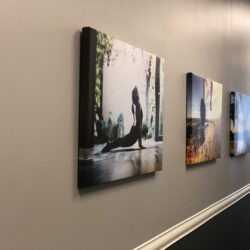 Hallway with Pictures on the wall