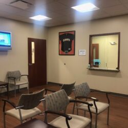 Check in at the Waiting room with HDTV